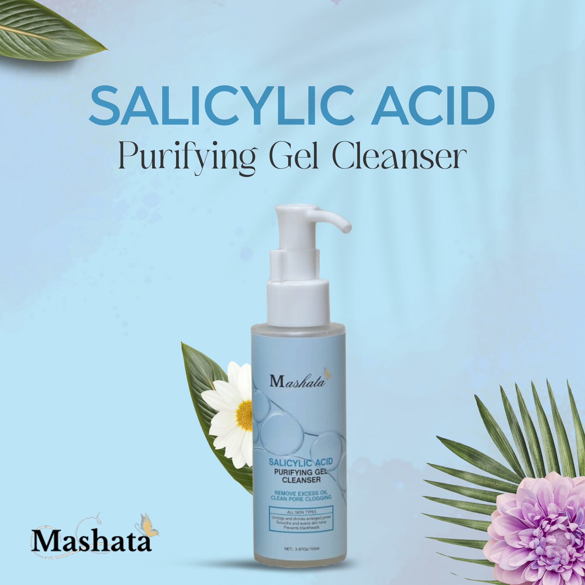 MASHATA SALICYLIC ACID PURIFYING GEL CLEANSER (FACE WASH)