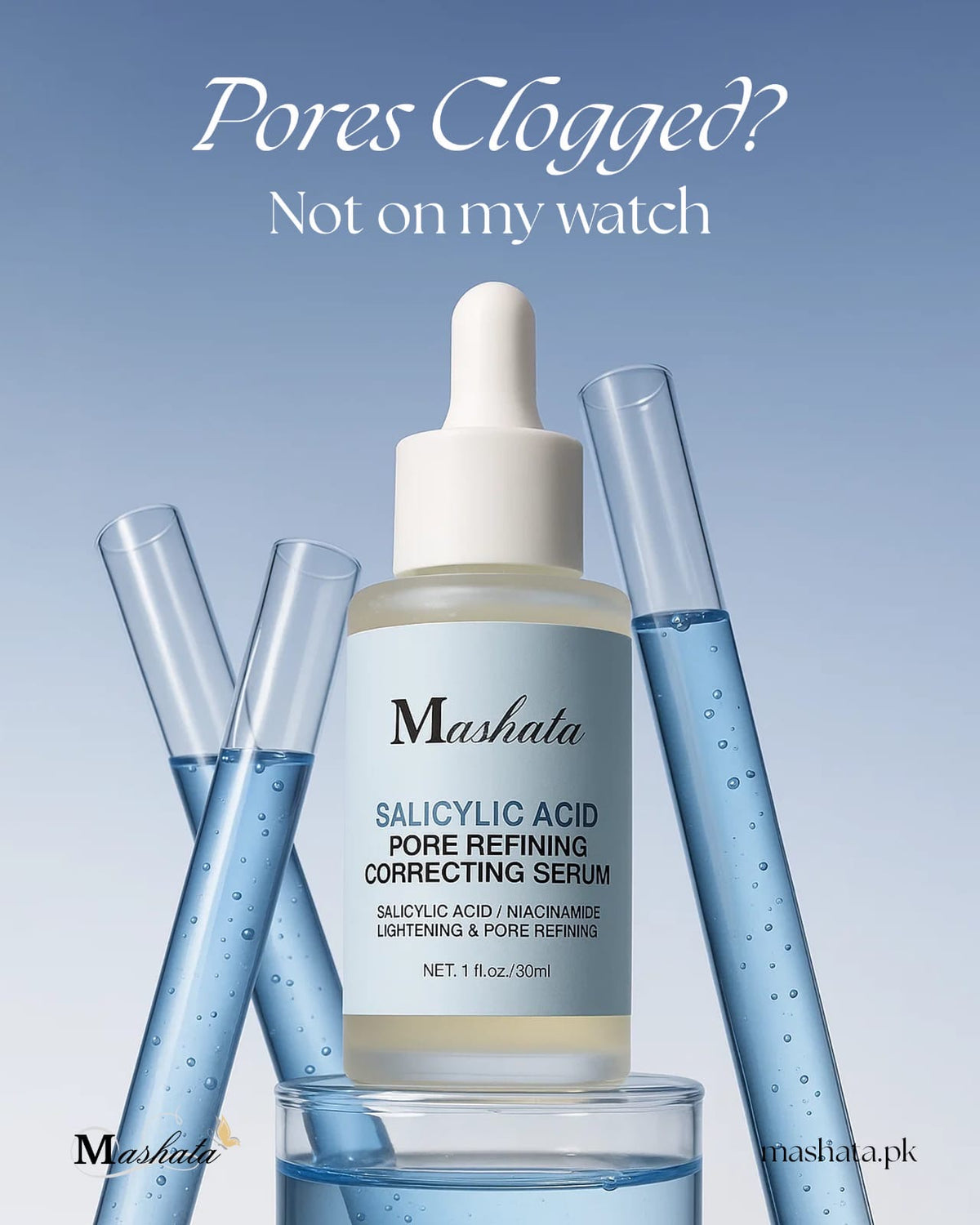 Mashata SALICYLIC ACID PORE REFINING CORRECTING SERUM
